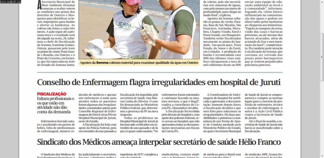 Jornal O Liberal- Dia 19 de junho de 2013