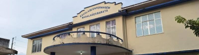 Frente do prédio da Escola de Enfermagem Magalhães Barata (EEMB), que este ano celebrou 80 anos de fundação.